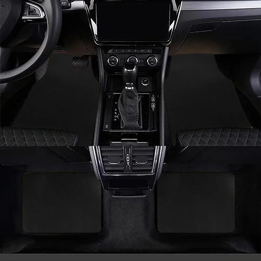 Universal Car Floor Mat Front & Rear Automotive Carpet Floor Mats For Auto SUV Sedans Vans Accessories Dirt and wear-resistant