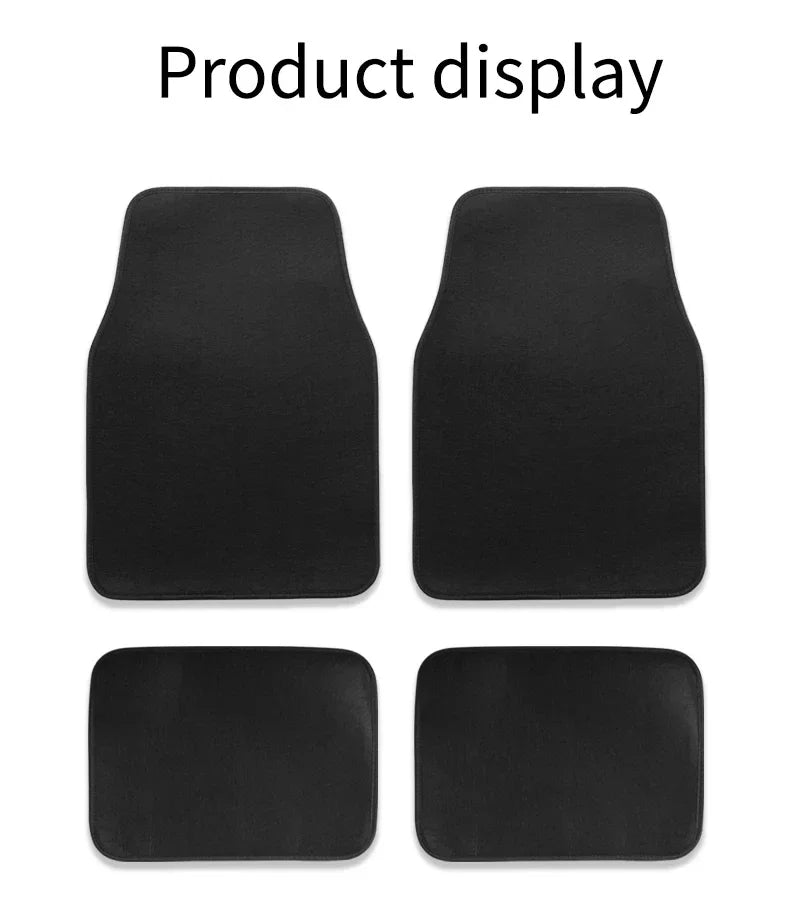 Universal Car Floor Mat Front & Rear Automotive Carpet Floor Mats For Auto SUV Sedans Vans Accessories Dirt and wear-resistant