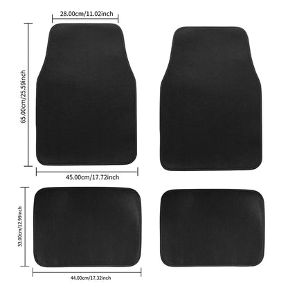 Universal Car Floor Mat Front & Rear Automotive Carpet Floor Mats For Auto SUV Sedans Vans Accessories Dirt and wear-resistant
