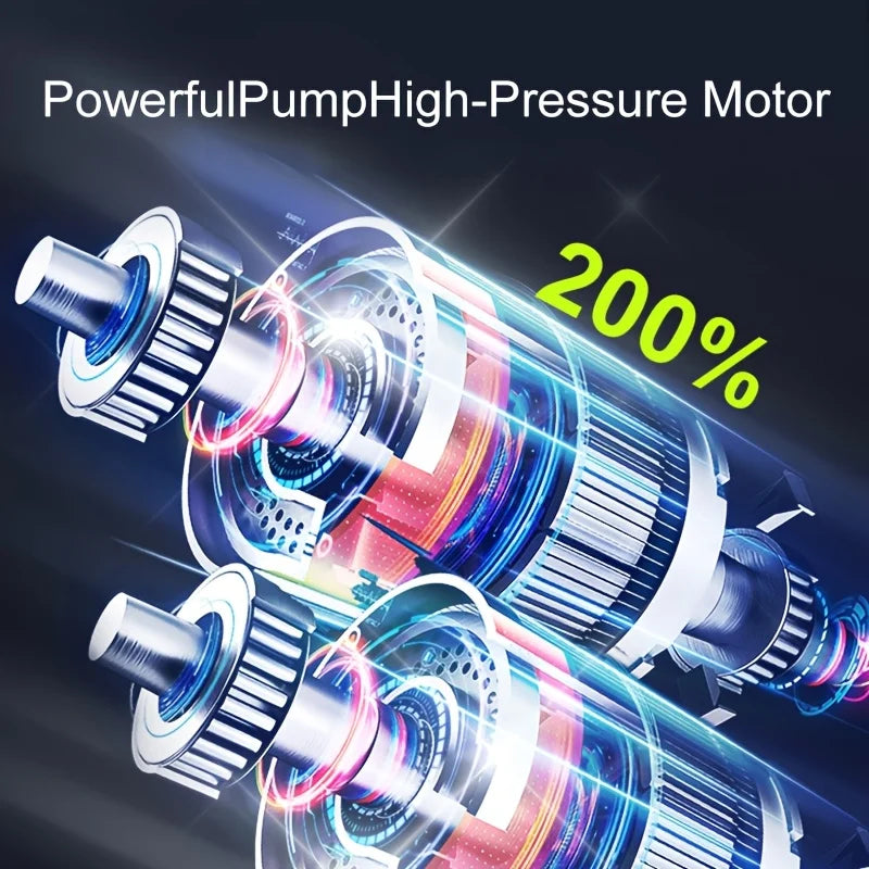 Portable Car Air Compressor 3X Faster 150PSI Cordless Tire Inflator Pump with Digital Gauge for Car Motorcycle Bike Air Pump